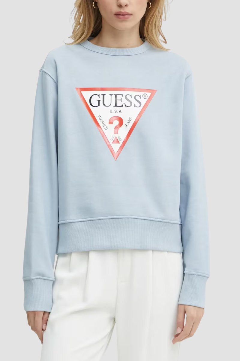 GUESS Błękitna damska bluza Original M