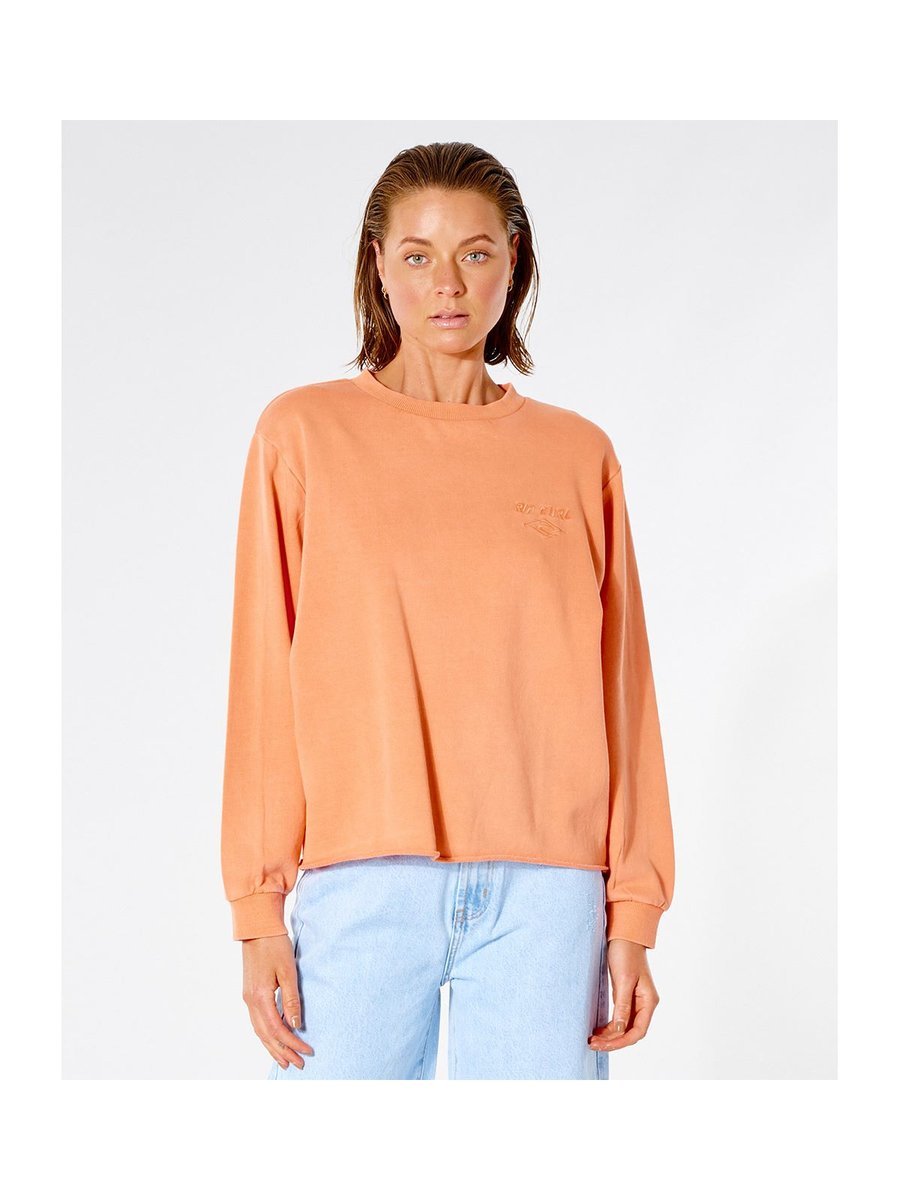 Bluza RIP CURL Icons Of Surf Crew - koral S