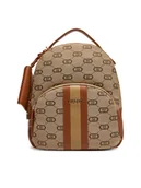 Plecaki - Liu Jo Plecak M Backpack AA5157 T3846 Beżowy - miniaturka - grafika 1