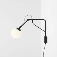 Lampy ścienne - Aldex Soho Glass kinkiet 1-punktowy czarny 1105C1_M - miniaturka - grafika 1