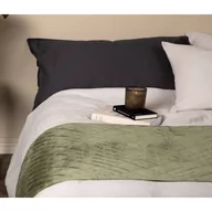 Narzuty - Narzuta na łóżko Jilly, 80x260 cm, poliestrowa, zielona Lumarko! - miniaturka - grafika 1