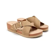 Klapki i japonki damskie - GIOSEPPO WINN, klapki damskie, taupe, 40 EU, taupe, 40 EU - miniaturka - grafika 1