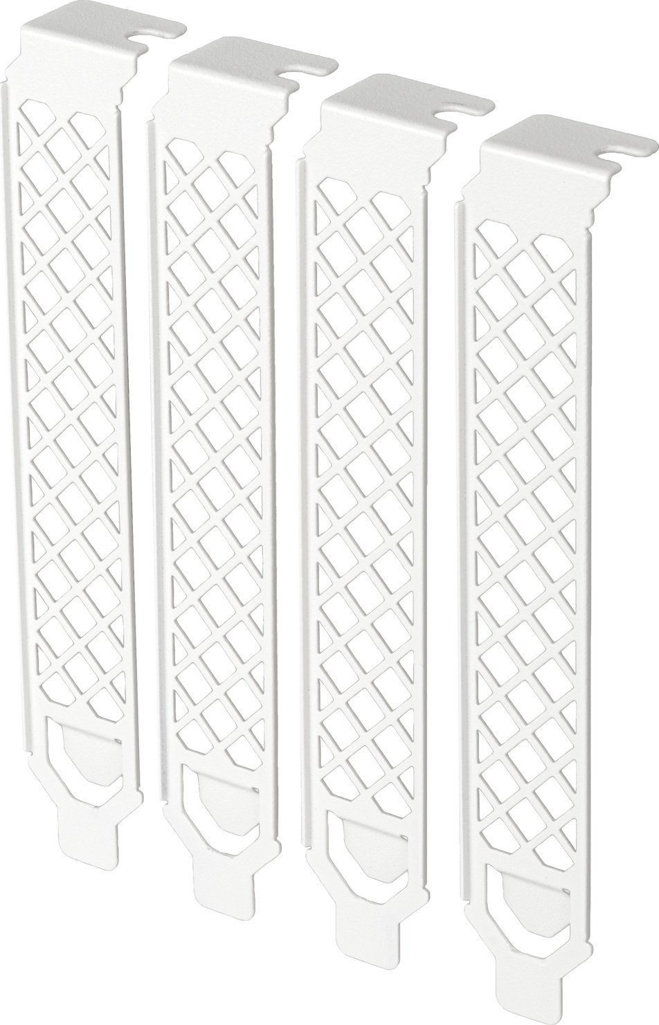 SilverStone SilverStone SST-Aeroslots2W - PCI Slotblenden, 4 Stück - weiß