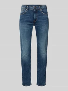 Jeansy o kroju slim fit z 5 kieszeniami model ‘HATCH’ - Spodnie męskie - miniaturka - grafika 1