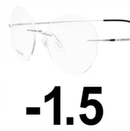 Okulary korekcyjne, oprawki, szkła - OKULARY KOREKCYJNE bezramkowe LENONKI -1.5 - miniaturka - grafika 1
