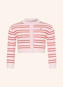 Swetry damskie - Tommy Hilfiger Kardigan rosa - miniaturka - grafika 1