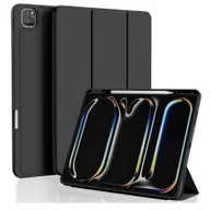Etui do tabletów - Etui D-Pro Smart Cover Case pokrowiec obudowa z klapką z uchwytem na rysikiPad Pro 11 5 Gen. (2024) (Czarny) - miniaturka - grafika 1