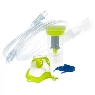 Zestaw do nebulizacji NOVAMA Familino RF8EVO child mask kit (maska mała, ustnik, nebulizator EVO, przewód) - Inhalatory i akcesoria - miniaturka - grafika 1