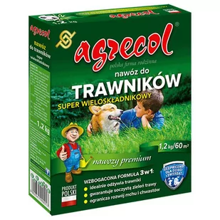 Agrecol - Nawóz do trawników super wieloskładnikowy 1,2kg - Nawozy ogrodnicze - miniaturka - grafika 1