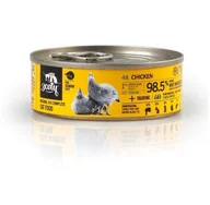 Mokra karma dla kotów - 3Coty CHICKEN with Spirulina for Senior Cats 80g - miniaturka - grafika 1