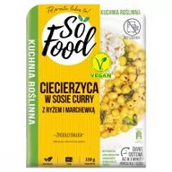 Szybkie dania obiadowe - So Food Ciecierzyca w sosie curry z ryżem i marchewką 330 g - miniaturka - grafika 1