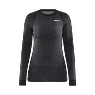 Koszulki i topy damskie - Koszulka damska Craft Core Wool Merino LS Black L - miniaturka - grafika 1