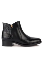 Botki damskie - Geox Botki D Felicity D36G1C 04340 C9999 Czarny - miniaturka - grafika 1