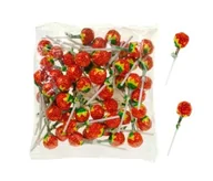 Gumy do żucia, lizaki, dropsy - Lizaki Karmel Cojak Truskawkowe 8g 50 szt - miniaturka - grafika 1