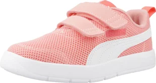 Tenisówki Puma Model Courtflex V3 Mesh Ps Kolor Pomarańczowy - Buty trekkingowe dziecięce - miniaturka - grafika 1