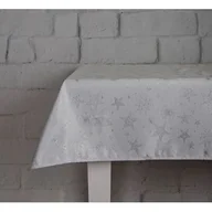 Obrusy i serwetki - Obrus Shiny stars 145 x 220 cm srebrny - miniaturka - grafika 1