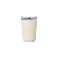 Kubki termiczne - Kinto - Kubek termiczny To Go z zatyczką, 360ml - Biały - miniaturka - grafika 1