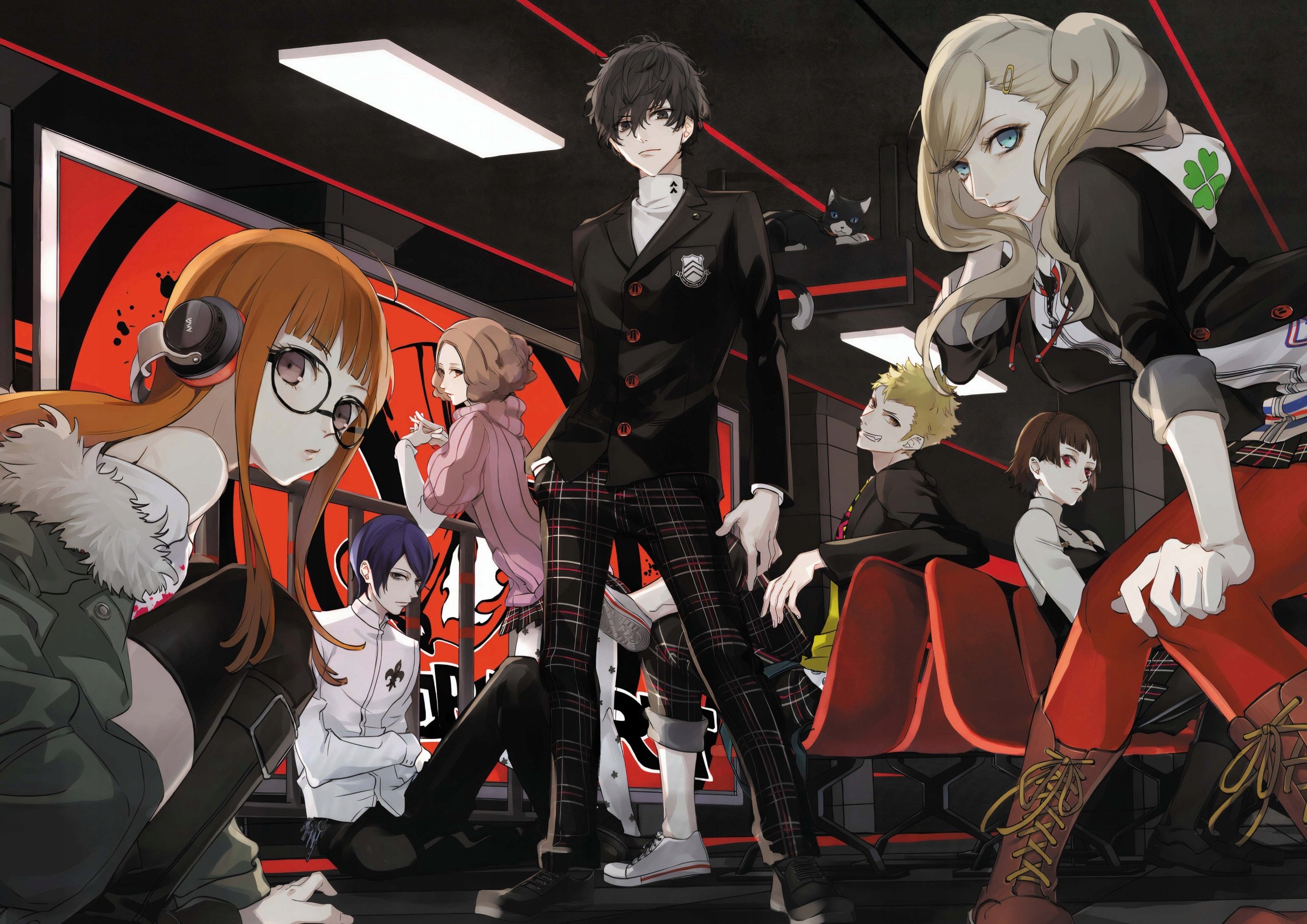 Plakat A3 Persona Gra Anime Joker