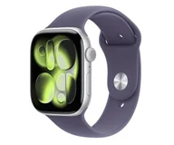Smartwatch - Apple Watch 11 GPS + Cellular 42mm Srebrne Aluminum Pasek S/M Fioletowy - miniaturka - grafika 1