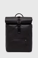 Torebki damskie - Coach plecak skórzany męski kolor czarny duży gładki - miniaturka - grafika 1