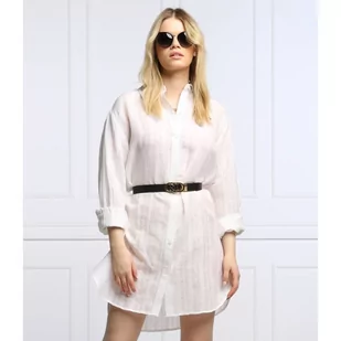POLO RALPH LAUREN Sukienka plażowa | z dodatkiem lnu - Sukienki - miniaturka - grafika 1
