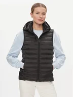 Kamizelki damskie - Tommy Hilfiger Bezrękawnik Global Stripe WW0WW42051 Czarny Regular Fit - miniaturka - grafika 1