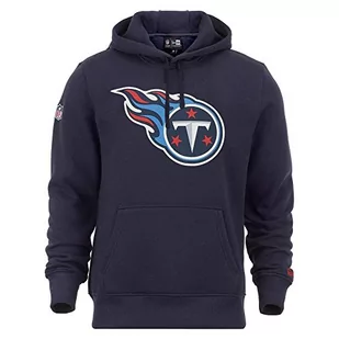New Era męski sweter z kapturem NFL Tennessee Titans bluza z kapturem, niebieski, XL 11073750_Obsadian_XL - Bluzy męskie - miniaturka - grafika 1