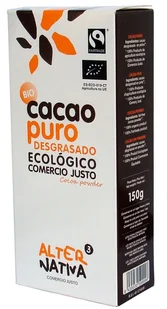 Bio Planet ALTERNATIVA Dystrybutor: S.A., Wilkowa KAKAO W PROSZKU FAIR TRADE BIO 150 g - ALTERNATIVA - Kakao i czekolada - miniaturka - grafika 2