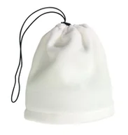 Czapki damskie - Polarowy szalik-czapka VARIOUS, biały - miniaturka - grafika 1