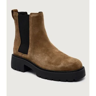 Calvin Klein Sztyblety zamsz - Botki damskie - miniaturka - grafika 1