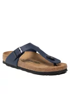 Klapki i japonki damskie - Birkenstock Japonki Gizeh Bs 0143623 Granatowy - miniaturka - grafika 1