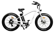 Rowery elektryczne - Rower elektryczny SCOOPPER C - biała rama / czarne obręcze - miniaturka - grafika 1