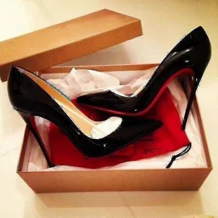 Seksowne Czerwone Spodnie Damskie Czółenka - Cienkie Buty Na Wysokim Obcasie Ze Spiczastym Noskiem (6cm/8cm/10cm) - Idealne Dla W czarny 6cm 40 - Spodnie damskie - miniaturka - grafika 1
