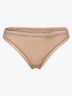 Majtki damskie - Calvin Klein - Stringi damskie, beżowy|różowy - miniaturka - grafika 1