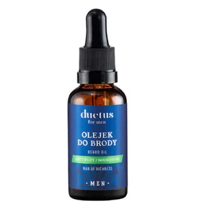 Duetus For Men odżywczy olejek do brody 30ml - Kosmetyki i akcesoria do pielęgnacji brody - miniaturka - grafika 1
