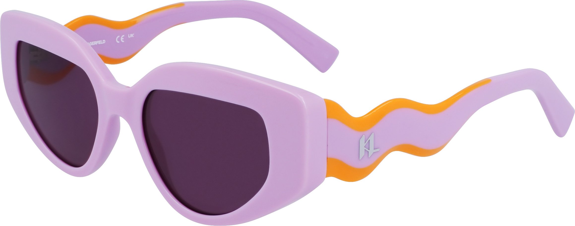 Okulary przeciwsłoneczne KARL LAGERFELD KL6144S 650 SHINY PINK 50/18/140 FEMALE