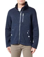 Kurtki męskie - baradello Męska kurtka polarowa Altiplano, granatowy melanż, XL - miniaturka - grafika 1