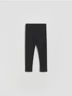 Spodnie i spodenki dla dziewczynek - Reserved - Legginsy z rozcięciami - ciemnoszary - miniaturka - grafika 1