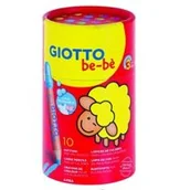 Przybory szkolne - Kredki dla najmłodszych 10 kolorów GIOTTO - miniaturka - grafika 1
