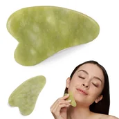 Akcesoria medycyny naturalnej - Kamień do Gua Sha i scrapingu z jadeitu Beauty - miniaturka - grafika 1