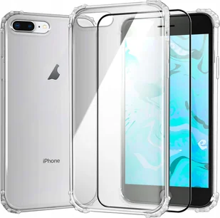 Hello Case ETUI PANCERNE DO IPHONE 7 PLUS / IPHONE 8 PLUS CASE SILIKON GUMOWE SZKŁO - Etui i futerały do telefonów - miniaturka - grafika 1