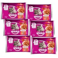 Mokra karma dla kotów - Whiskas Potrawka w galaretce smaki tradycyjne. Karma pełnoporcjowa dla kotów 1+ lat Zestaw 6 x 340 g - miniaturka - grafika 1