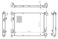Układ chłodzenia - akcesoria - RADIATOR KIA Stonic 1.6D 18- - miniaturka - grafika 1