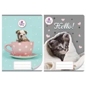Zeszyty szkolne - Zeszyt A5/32K linia The Sweet Pets (10szt) - Beniamin - miniaturka - grafika 1