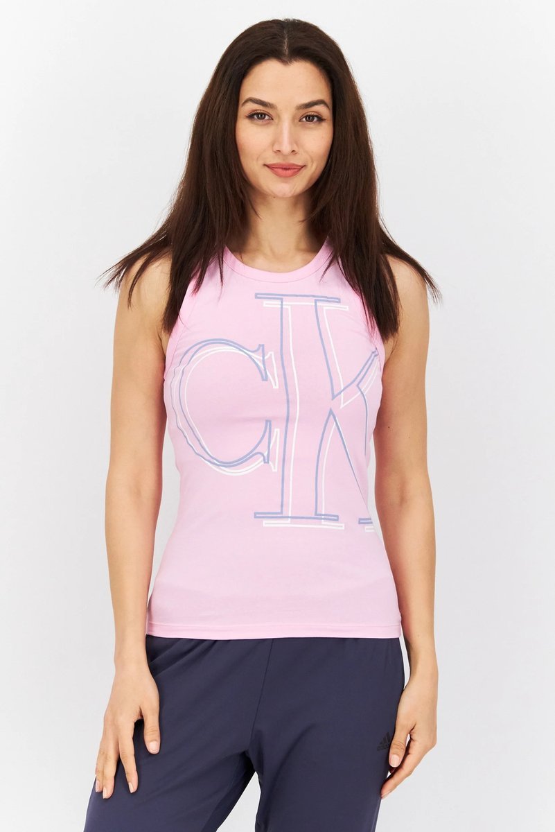 Calvin Klein Jeans top damski koszulka na ramiączka r. S