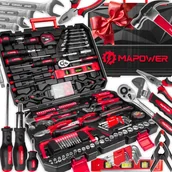 Zestawy narzędziowe - Zestaw narzędzi MaPower MAPOWER MPTS168 Zestaw narzędzi 168 elementów - miniaturka - grafika 1