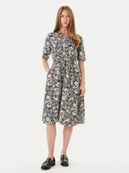 Sukienki - Tommy Hilfiger Sukienka codzienna WW0WW45836 Czarny Regular Fit - miniaturka - grafika 1
