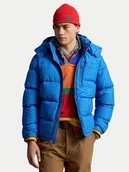 Kurtki męskie - Polo Ralph Lauren Kurtka puchowa 710940237005 Niebieski Regular Fit - miniaturka - grafika 1