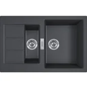 Zlewozmywaki - Franke Główny Zlewozmywak S2D 651-78 Kamienny szary 143.0618.687 - miniaturka - grafika 1