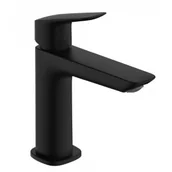 Baterie umywalkowe - HANSGROHE 71252670 Logis Jednouchwytowa bateria umywalkowa 110 Fine z kompletem odpływowym Push-Open Czarny Matowy - miniaturka - grafika 1